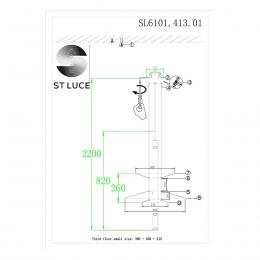 Изображение продукта Подвесной светодиодный светильник ST Luce Isola SL6101.413.01 